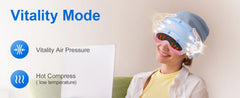 Masseur de tête pour soulager la fatigue, masseur oculaire avec chaleur, massage de la tête et des yeux pour soulager le stress, compatible Bluetooth, cadeaux idéaux