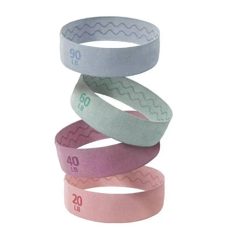2025 bandes élastiques en tissu bandes de résistance de forme physique Yoga Pilates bandes d'extension de cercle de hanche entraînement de gymnastique équipement d'entraînement à domicile