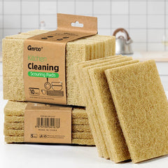 Éponges en microcarence de sisal pour la vaisselle, éponges végétales écologiques, fibre naturelle, livres, gril, accessoires de cuisine, 5 pièces, 10 pièces