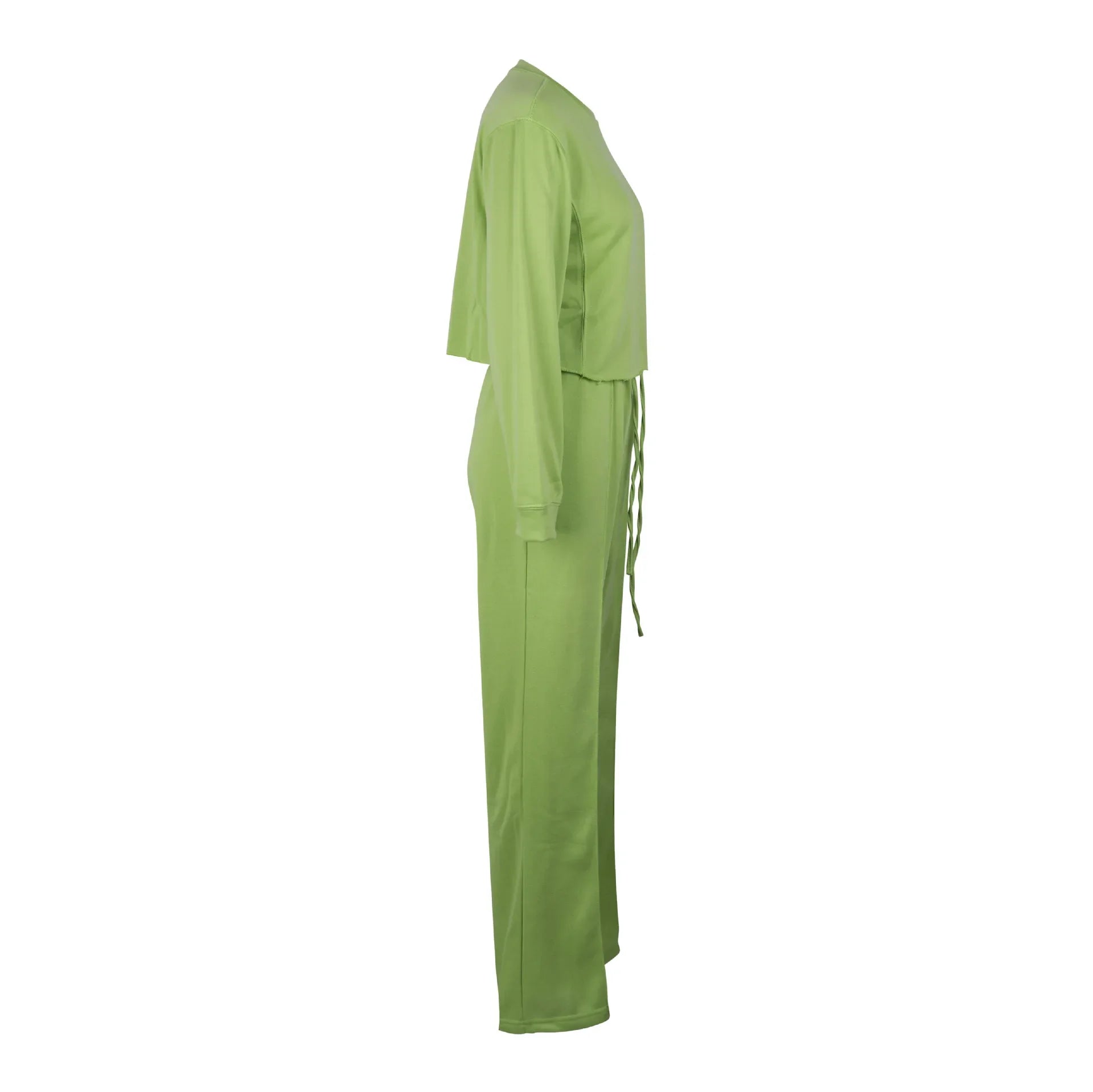 Ensemble de vêtements pour femmes, pull + pantalon, 2 pièces, costumes d'hiver épais et chauds, couleur unie, survêtement décontracté