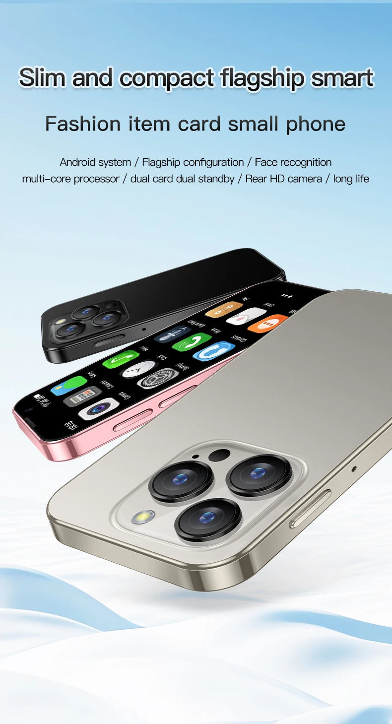 SERVO-Mini Smartphone 16SE, 16 Go, Android 9.0, Wifi, Touristes, EpiStandby Play, PR3 G, WCDMA, Petit Téléphone Portable Intelligent de 3.0 Pouces, Nouvelle Version
