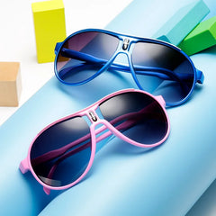Lunettes de soleil pour enfants, monture colorée, pour filles et garçons, à la mode, UV400