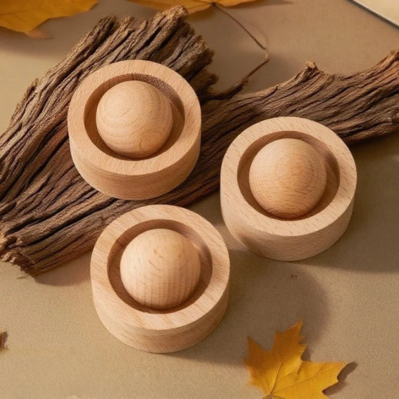 Diffuseur d'huiles essentielles de voiture en bois, ensemble rond d'huiles essentielles d'aromathérapie en bois pour maison, bureau, chambre à coucher, voiture