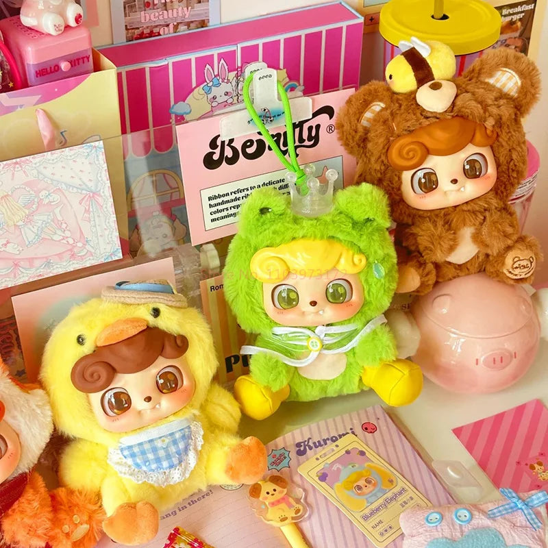 Qkid Jotoys véritable Q Bao boîte aveugle Animal maternelle jeu à la mode poupée mignonne jouet fait à la main cadeau