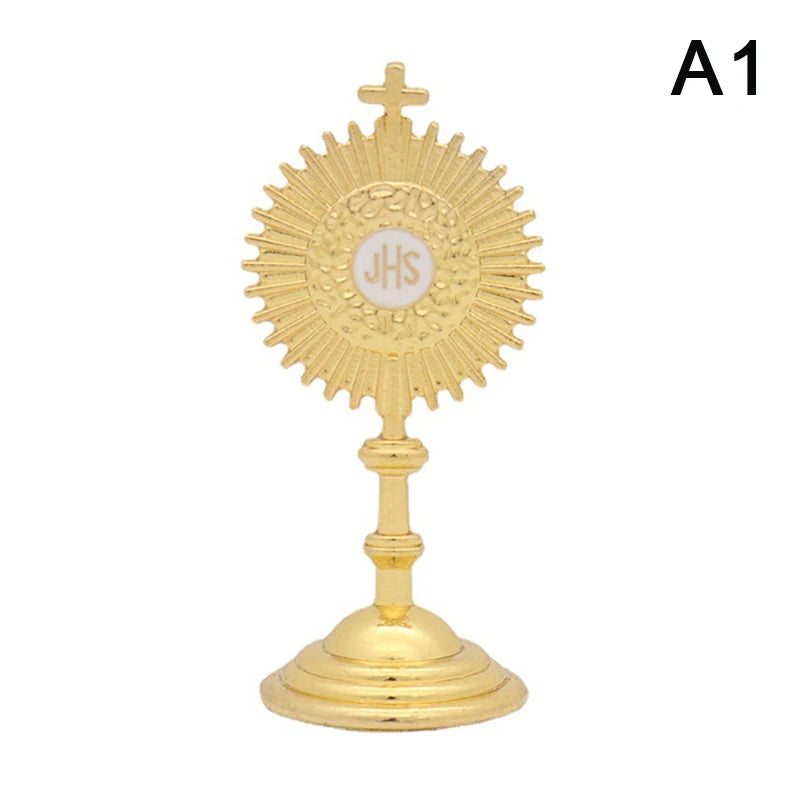Christian and Catholic Communion Statue, Golden Jesus Areas, Inum Retrievers, Home Office Table Decoration, Cross Figurine, Religious Gift