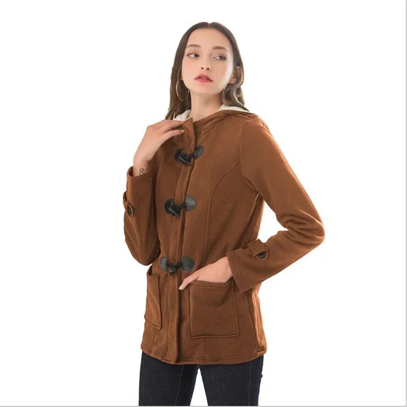 Women's Basic Jackets Coat 2025 Casual Autumn Coat Women's Overcoat Zipper Tracksuit Jacket Women's Hooded Coat Casaco Feminino 5XL