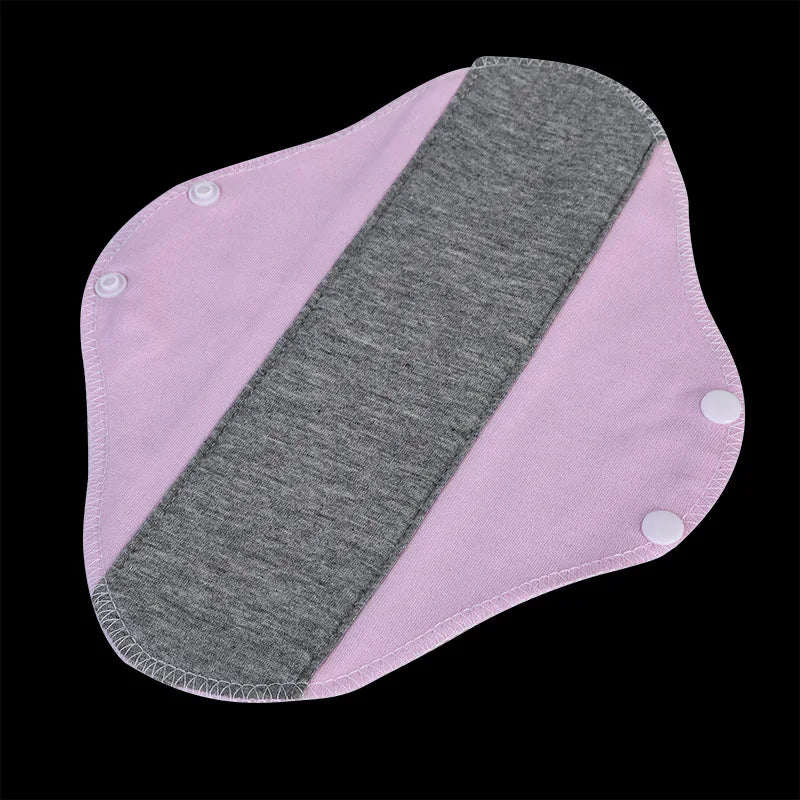 Coussinets d'incontinence réutilisables pour adultes, 3/5 pièces, tissu menstruel, tampons souples antidérapants, doublures de culottes lavables, tampon d'hygiène féminine