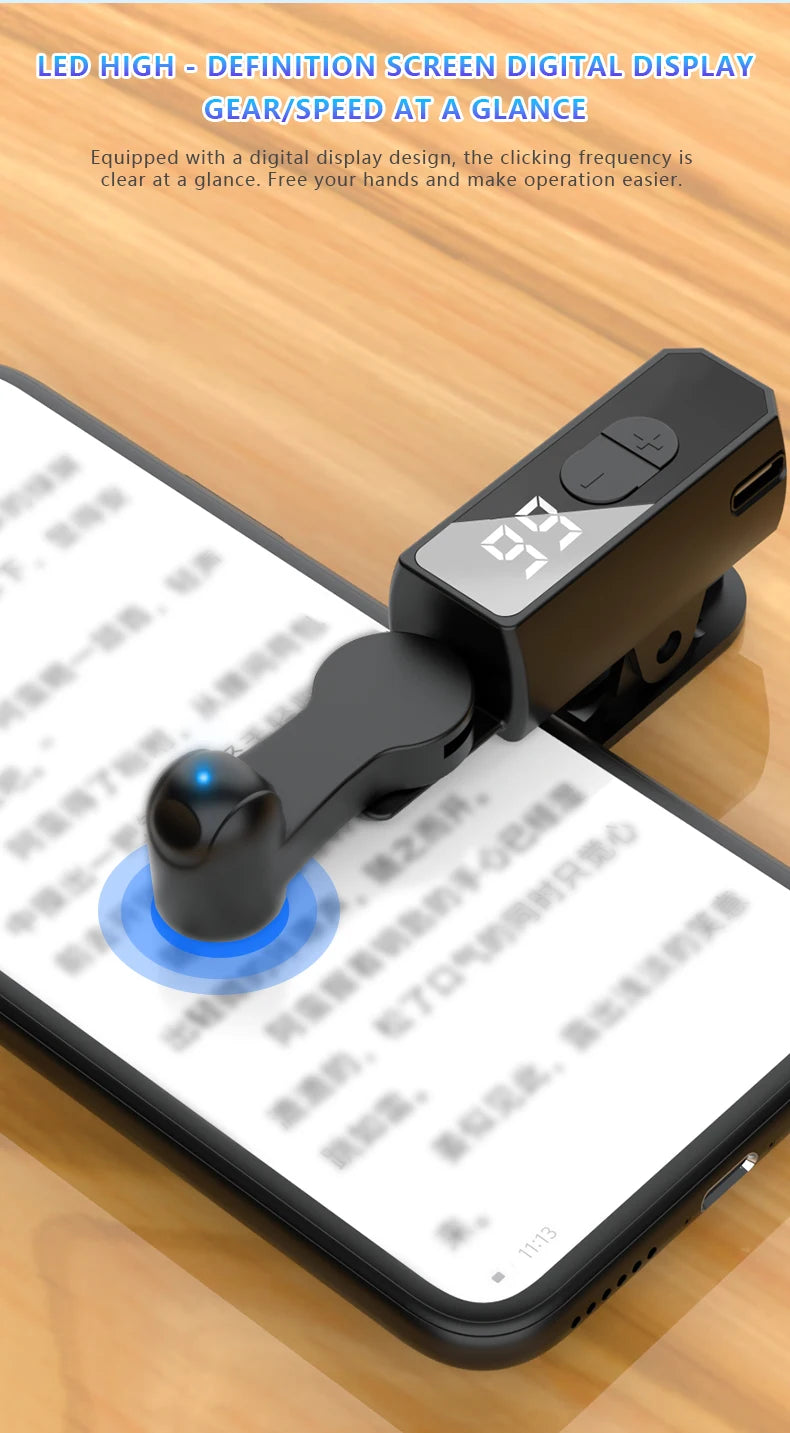 Clicker automatique d'écran pour applications de téléphone intelligent, Gadget de Streaming vidéo en direct, écran de jeu pour Smartphone, trépieds tactiles, fournitures d'écran