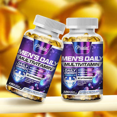 Supplément multivitaminique pour hommes avec vitamines A, B12, C, D et E pour soutenir l'énergie et le zinc pour soutenir la santé immunitaire nutraceutique