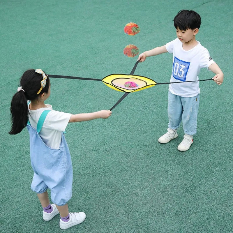 Enfants en plein air amusant et sport Parent-enfant jouet deux joueurs interactif lancer et attraper balle jeu sensoriel jouer jouets Jeux Enfant