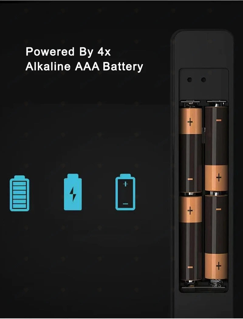 Serrure intelligente pour porte coulissante étanche, application TTLock Alexa, Code numérique par empreinte digitale, carte RFID, Anti-serrure électronique en verre d'aluminium
