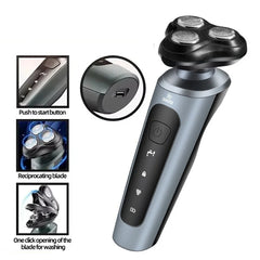 Rasoir ours rasoir pour hommes Intelligent humide sec barbe rasage tondeuse rasoir barbe dissolvant ABS tondeuse Rechargeable