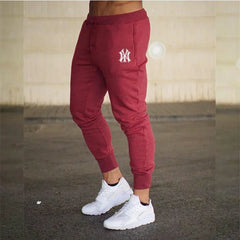 Men's slim fit athletic jogging pants, fitness track pants, sweatpants, Harajuku streetwear, casual summer wear, fjNew