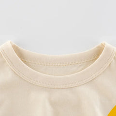 Vêtements d'été en coton pour bébés garçons et filles, t-shirt à manches courtes imprimé graffiti, haut pour enfants, tenue pour bébé, 2-8T