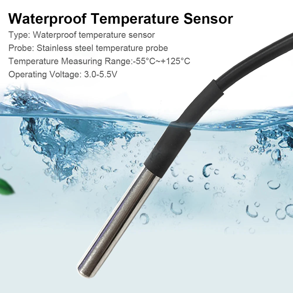 Tuya – capteur de température Intelligent Wifi 16A, 3000W, interrupteur de commande Intelligent, relais de surveillance étanche, sonde de Thermostat de synchronisation