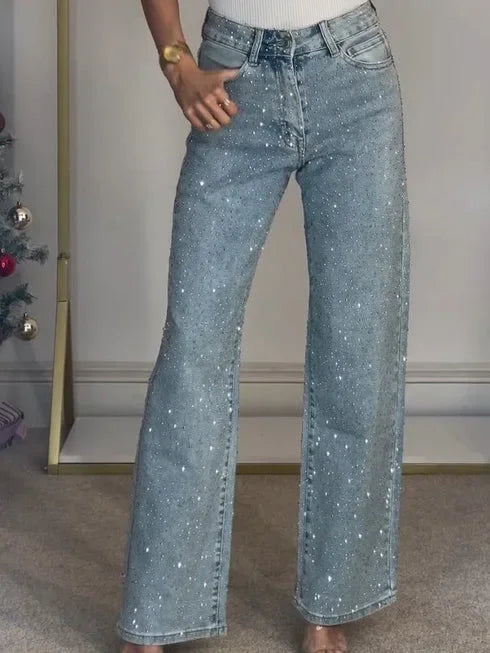 Jean droit pour femmes, pantalon extensible, taille haute, délavé, pour maman, Vintage, Streetwear, Y2k