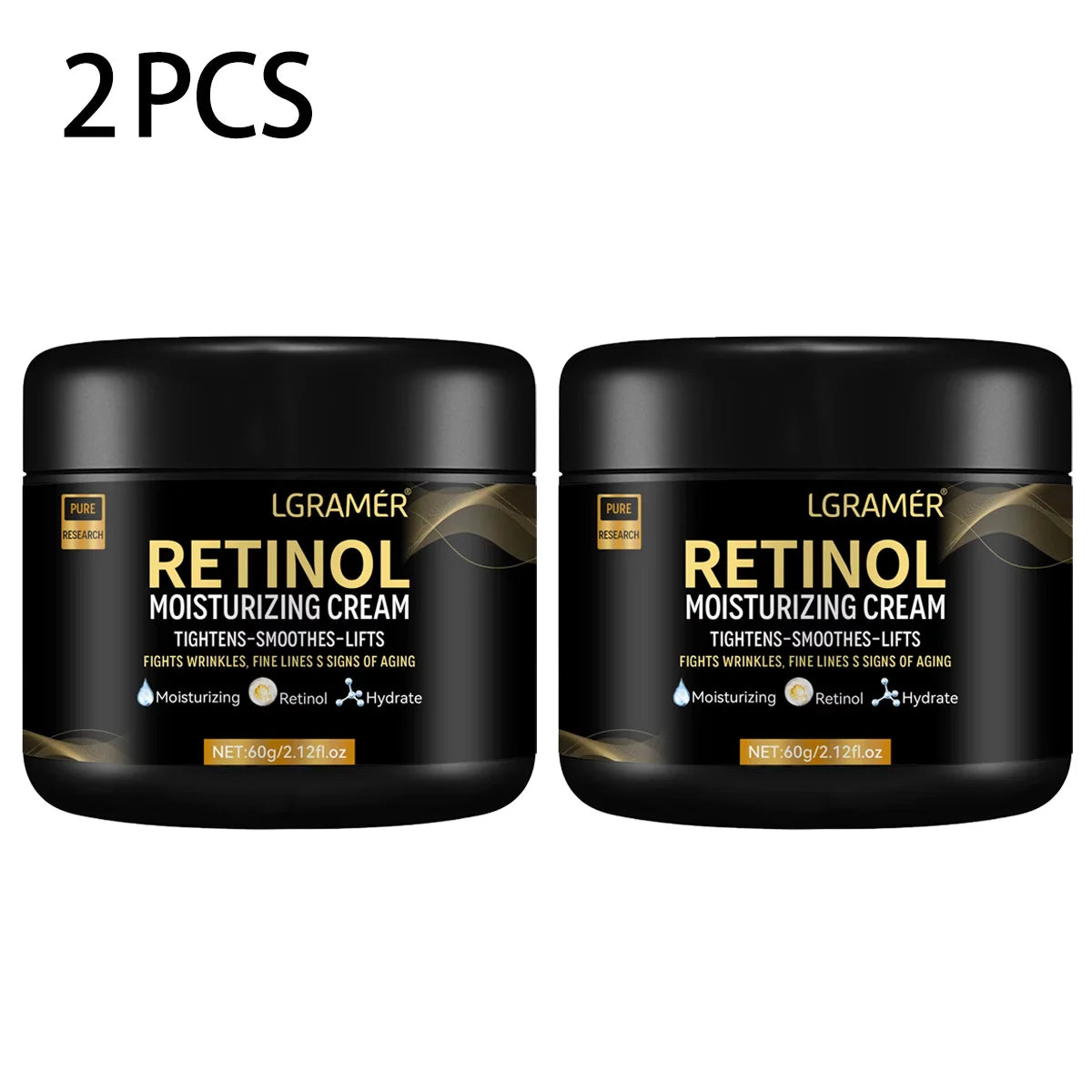 Crème hydratante pour le visage au rétinol pour hommes, Anti-rides, vieillissement, hydratant, rétrécit les Pores, blanchissant, lisse