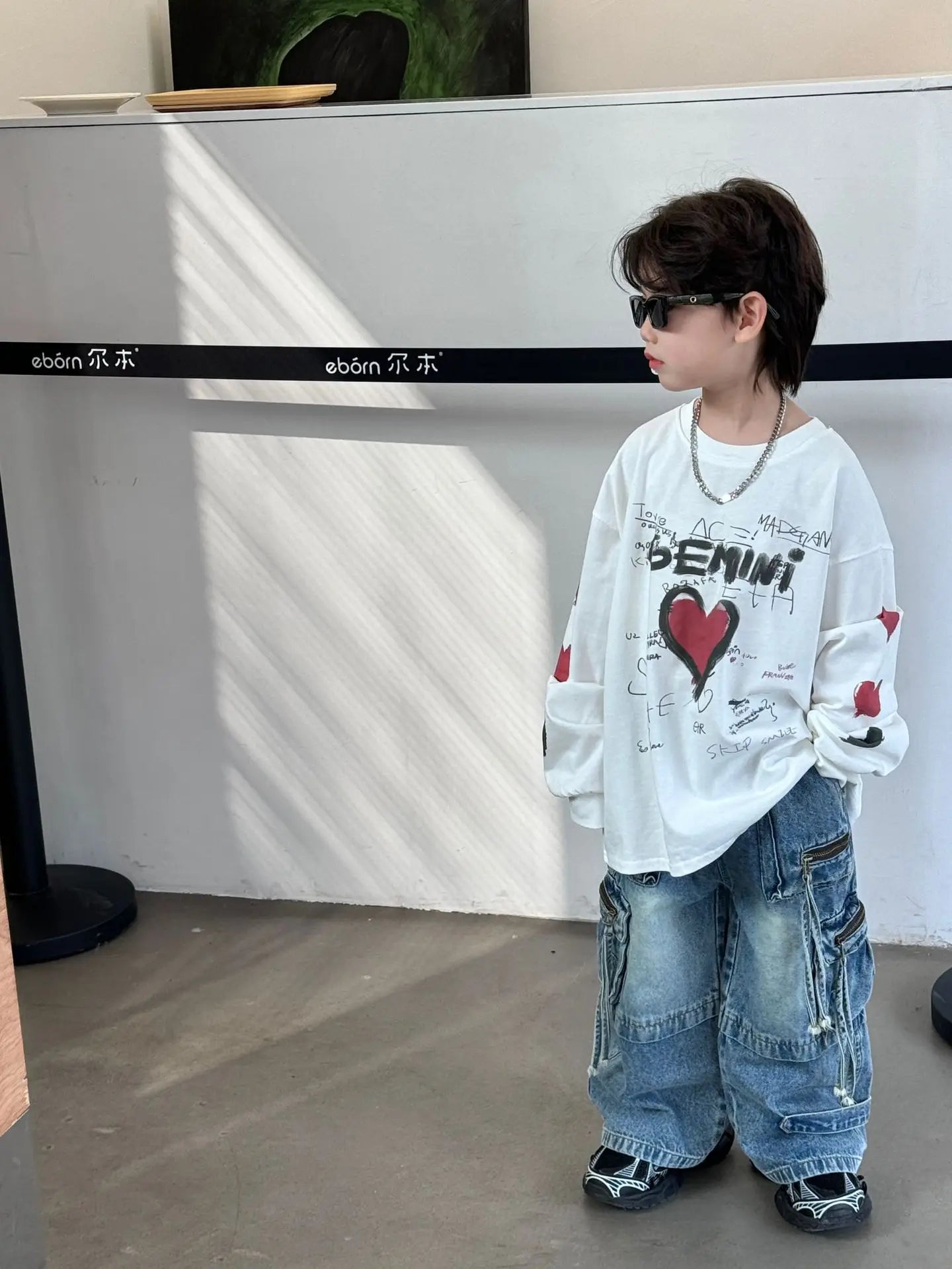 Bébé enfants Denim pantalon printemps automne nouveau à la mode Cargo jean garçon Style coréen décontracté beau pleine longueur poche pantalon