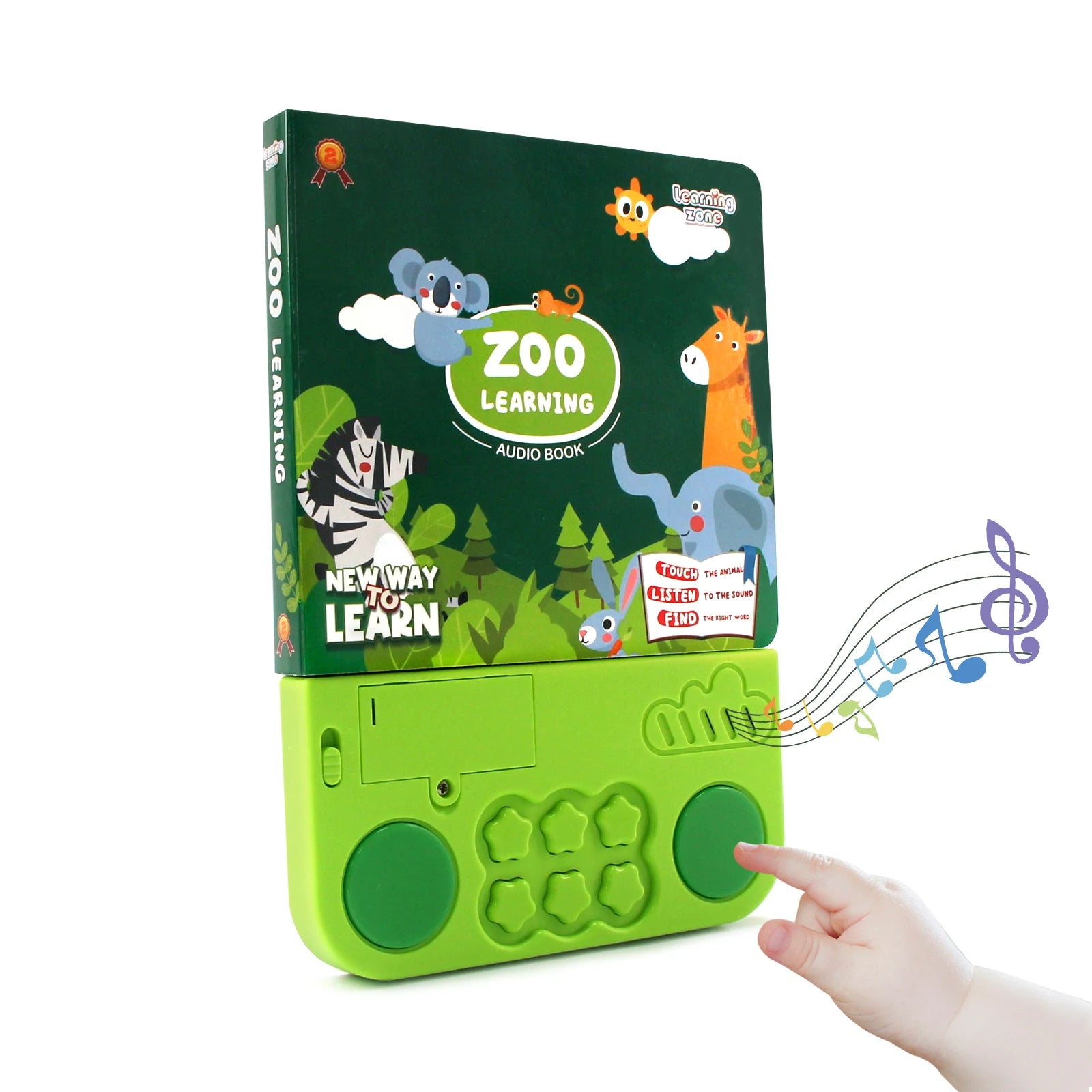 Livres Audio électroniques pour enfants, livres cognitifs avec mélodie et lumières, sons de batterie, jouets éducatifs interactifs préscolaires