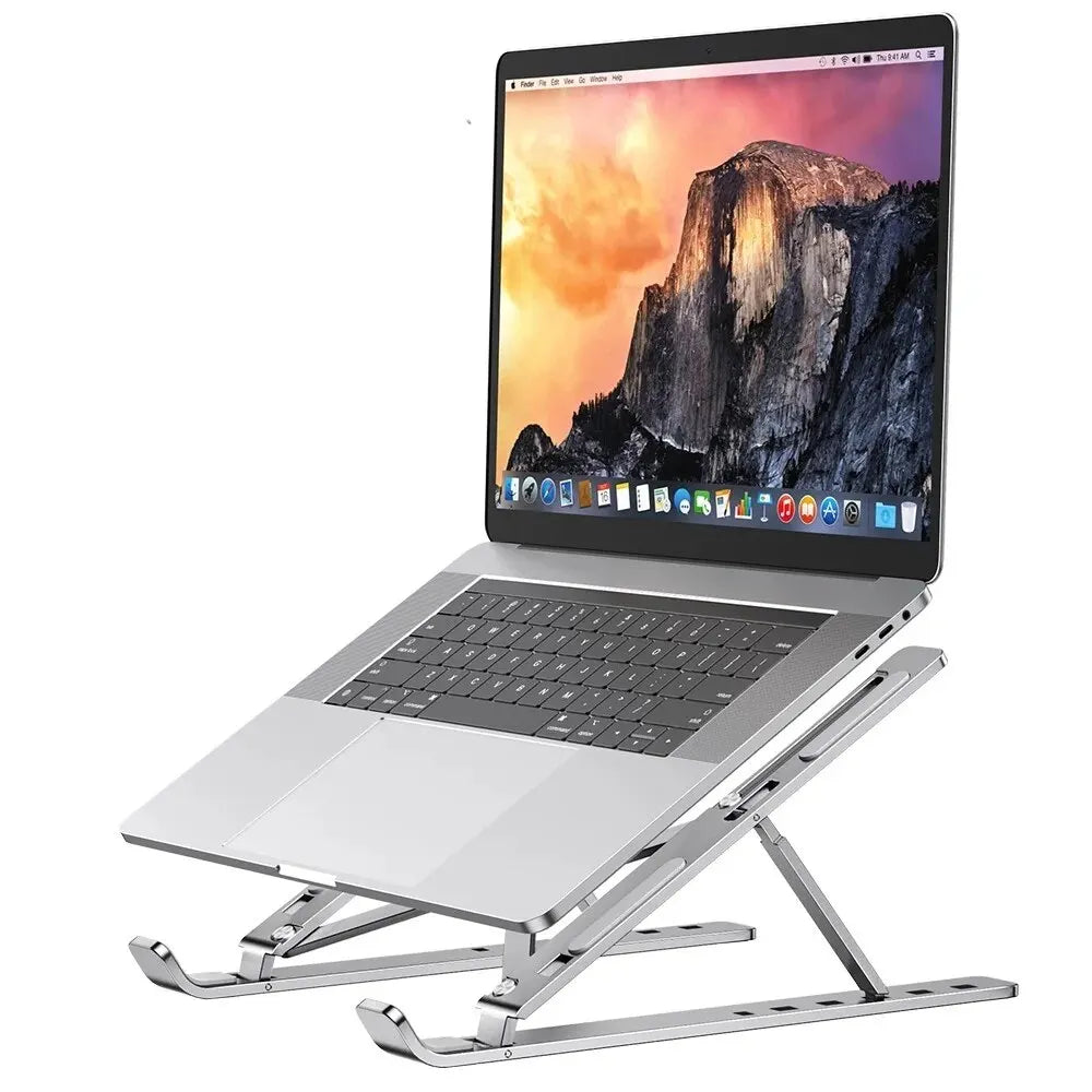 Support d'ordinateur Portable en aluminium, Support d'ordinateur pour Macbook Air Pro, accessoires, Base supérieure pliable pour Pc