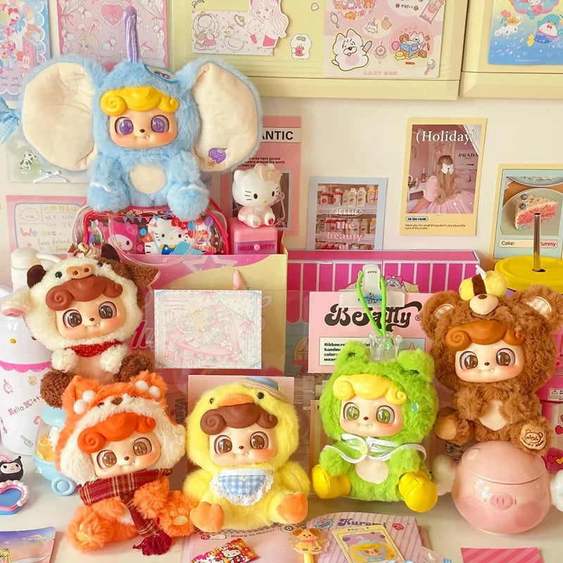 Qkid Jotoys véritable Q Bao boîte aveugle Animal maternelle jeu à la mode poupée mignonne jouet fait à la main cadeau