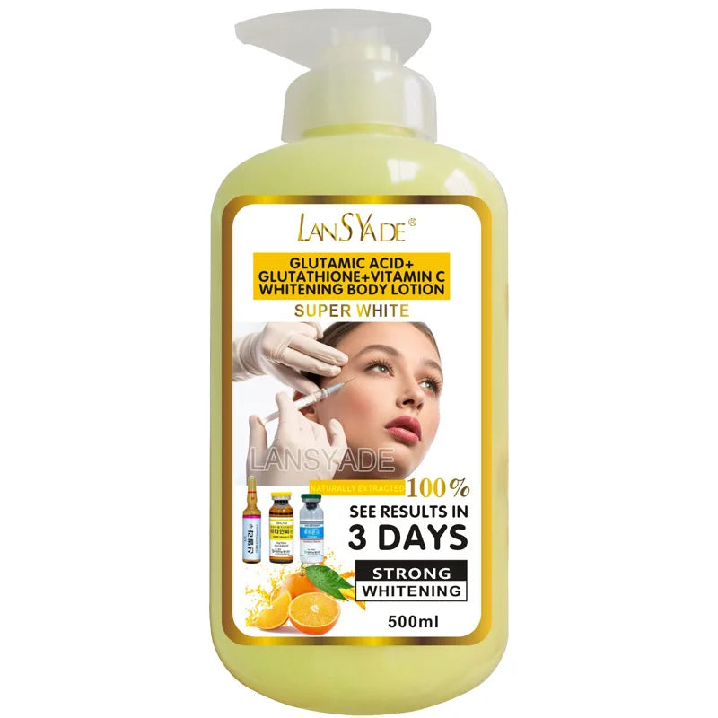 VC Glutathion Body Gratitude Facial Nourrissant, Raffermissant, Éclaircissant, Hydratant, Blanchissant, 500ml