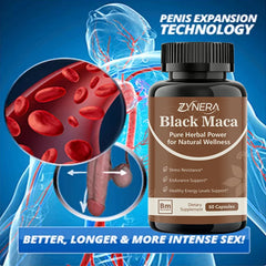 Puentes capsules de Maca noire, Booster de testostérone pour hommes, augmente la force, l'endurance, l'énergie, améliore l'immunité, supplément grand 18