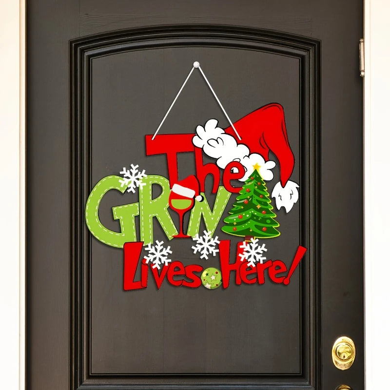 1-piece Christmas tree decorations, party decorations, festive atmosphere decorations, wall decorations and home decor