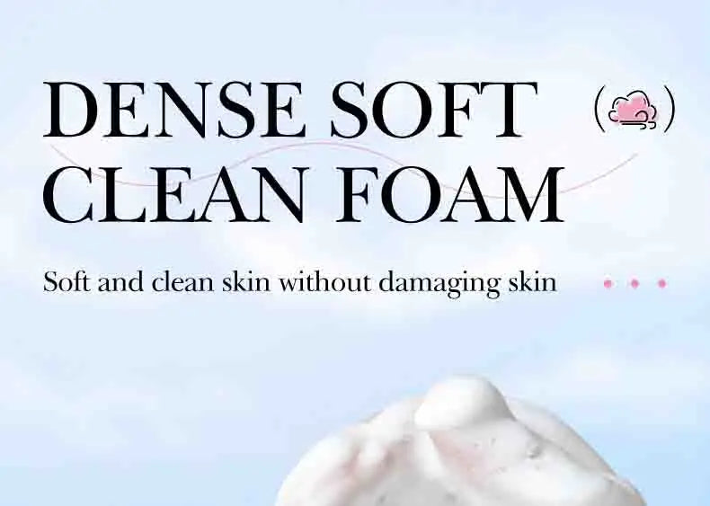 SAODER Fruits nettoyant pour le visage mousse de lavage du visage Massage nettoyage Mossee hydratant produits de soins de la peau du visage