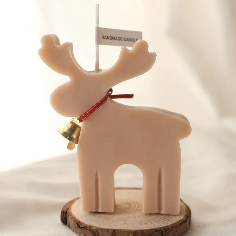 Christmas candles, scented deer candles, home decoration, scented candles, Merry Christmas, giving a festive gift for the home, New Year's