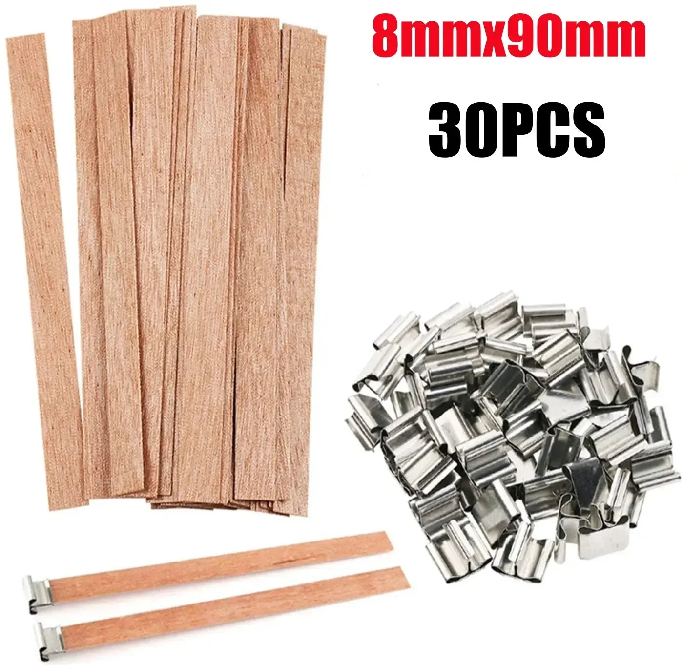 Bougie en cire de soja faite à la main, mèche en bois, bricolage, bougie d'aromathérapie, mèche à Induction unique, bougie en cire de paraffine, Guide d'artisanat