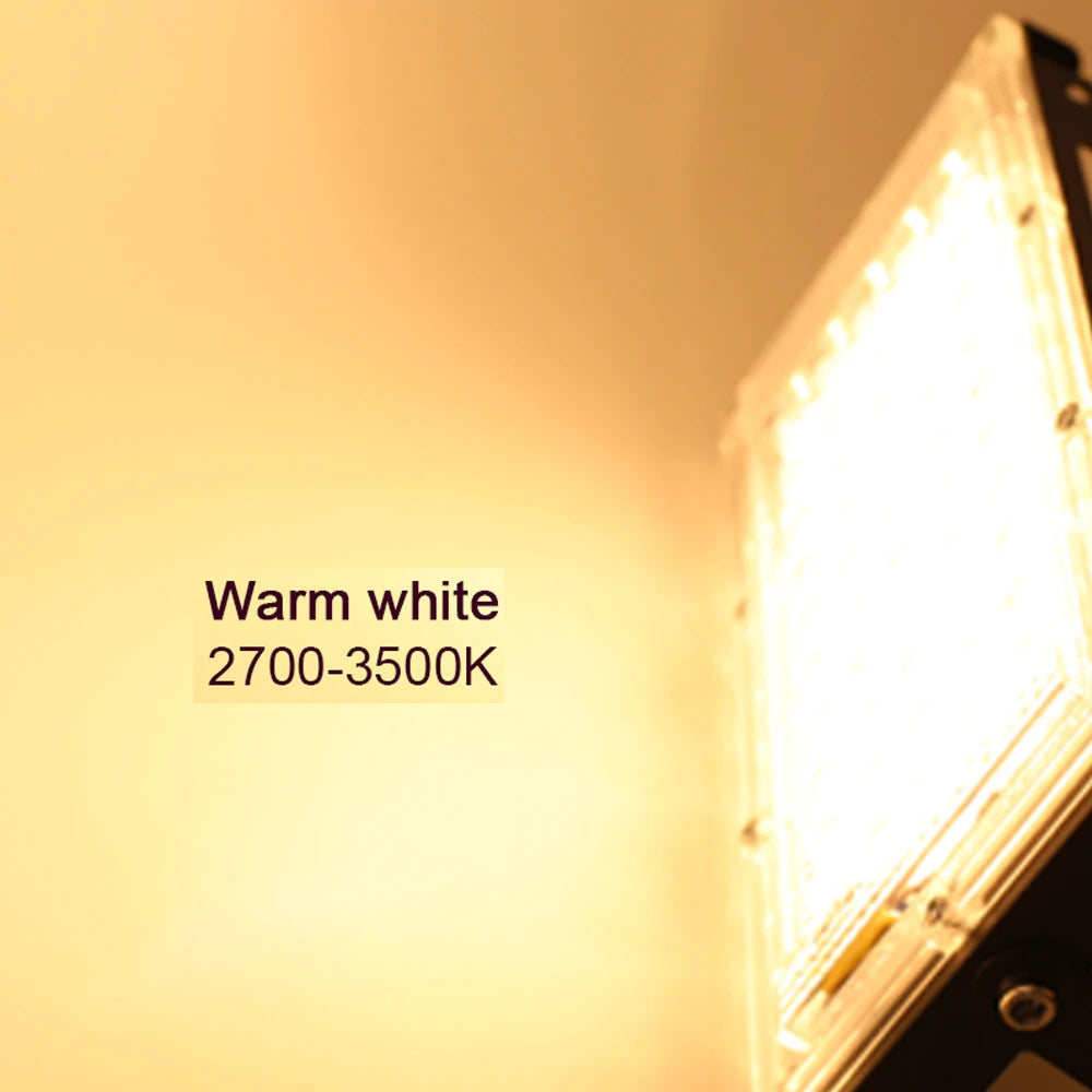 Projecteur LED extérieur 50W 100W 150W 220V projecteur étanche intérieur LED Spot extérieur lampadaires paysage projecteur