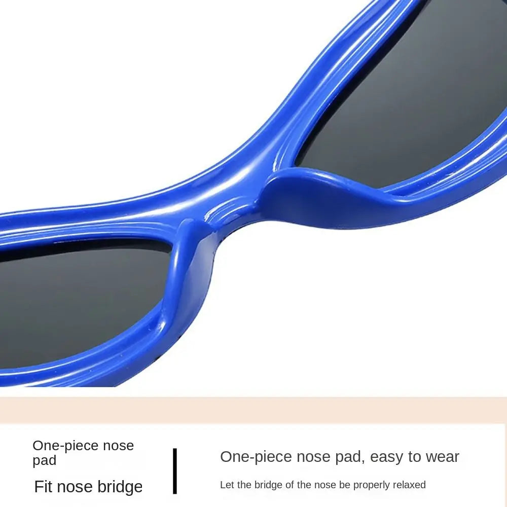 Lunettes de soleil pour enfants, lunettes de soleil de dessin animé à la mode, lunettes pour enfants bloquant les UV