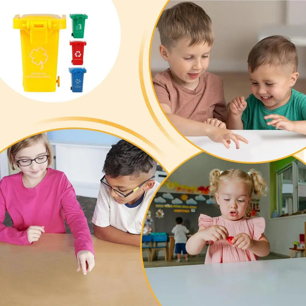 Poubelle l'inventaire pour enfants, mini camion, poubelles de bureau, jeu, petit garçon