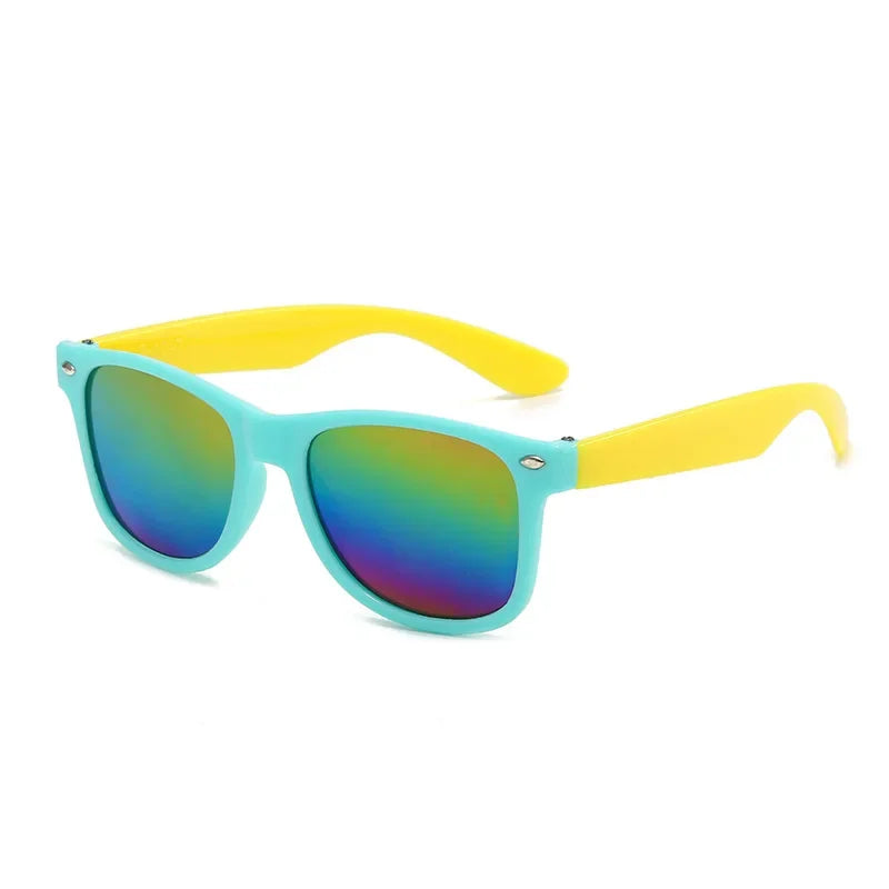 Lunettes De soleil pour enfants Non polarisées flexibles en plein air enfants lunettes De soleil été UV garçon fille Protection des yeux lunettes Gafas De Sol