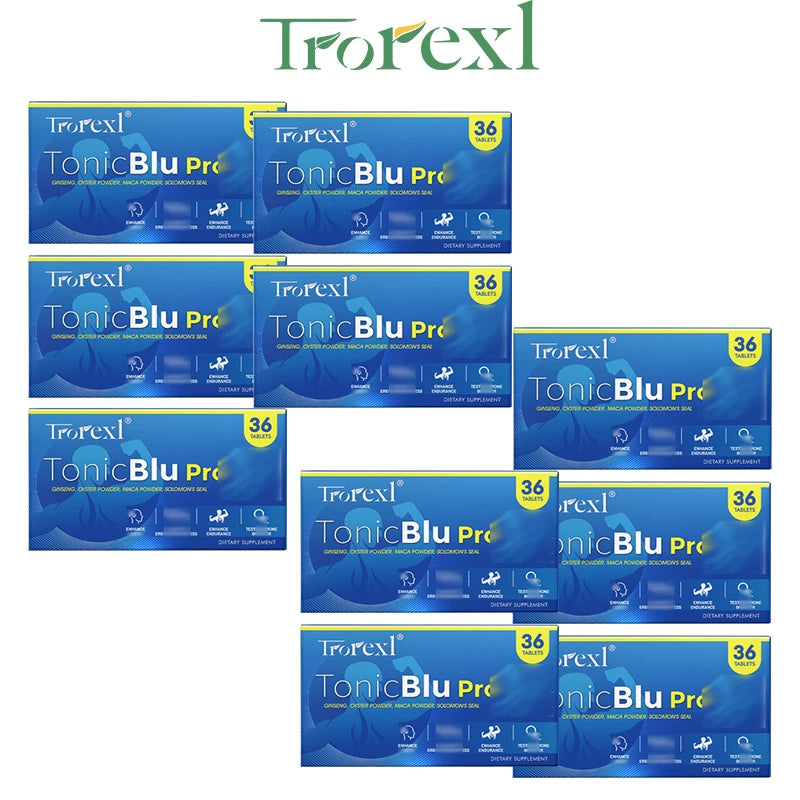 Pilules bleues naturelles d'huître et de Ginseng, supplément d'amélioration masculin, soutient l'énergie et l'endurance, 36 à 360 comprimés