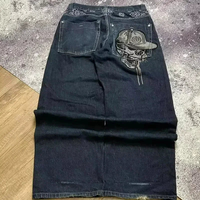 Jeans à jambes larges unisexes pour femmes, pantalons de vadrouille chauds, Street Y2K, Hip Hop, Joker Respzed, New Clearance Spot, American Fashion