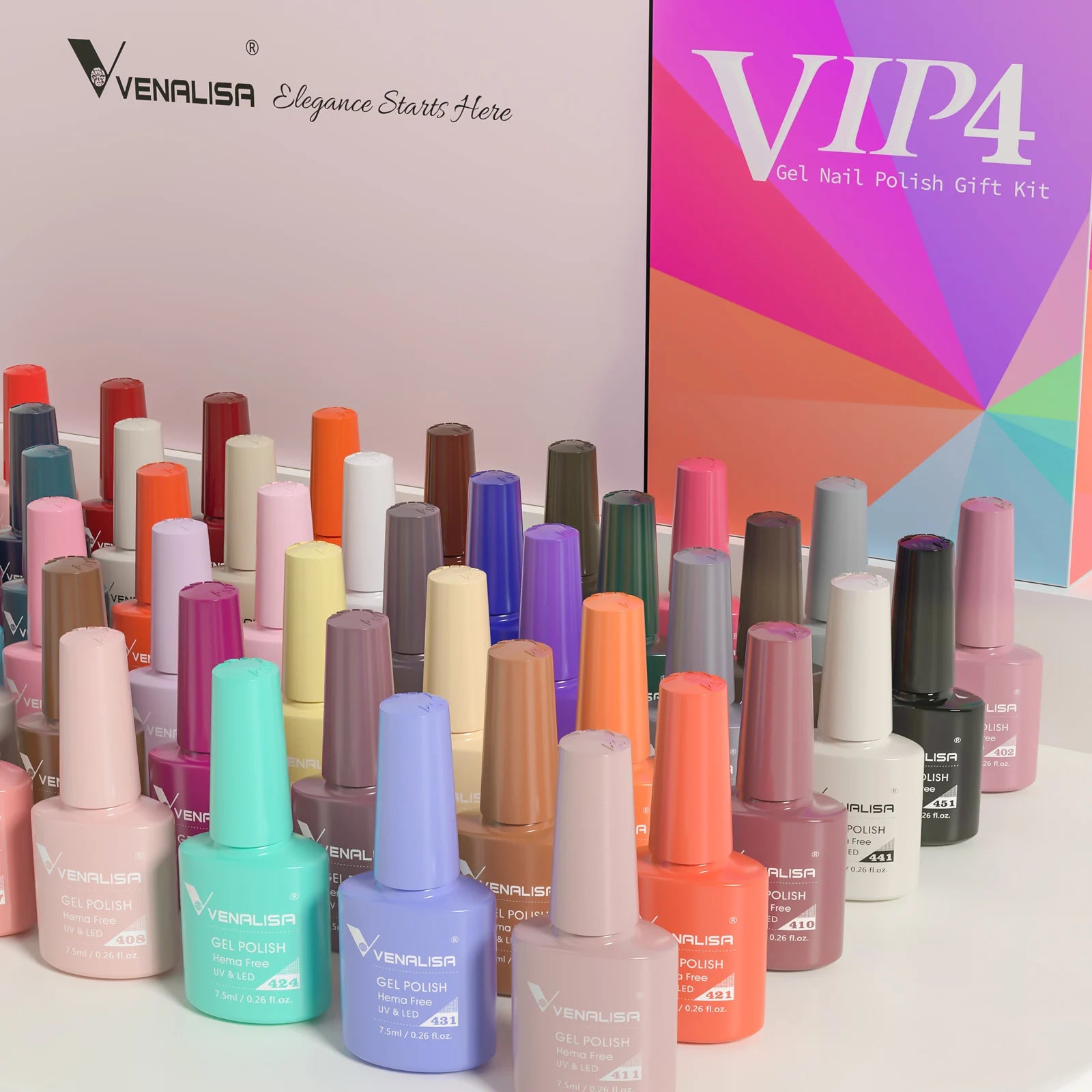 Venalisa VIP4 vernis à ongles 7.5ml HEMA gratuit tremper UV LED Gel vernis couverture complète Super Texture magnifique manucure à ongles