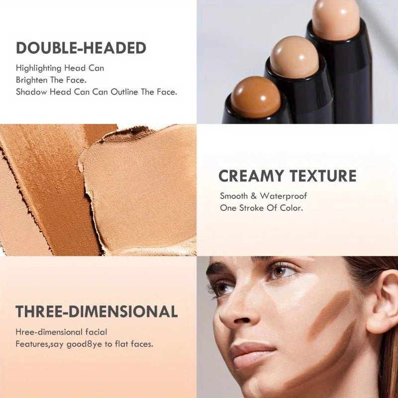 Crème de base de maquillage de haute qualité pour femme, fond de teint, correcteur, contour du visage, bronzant, beauté, cosmétiques