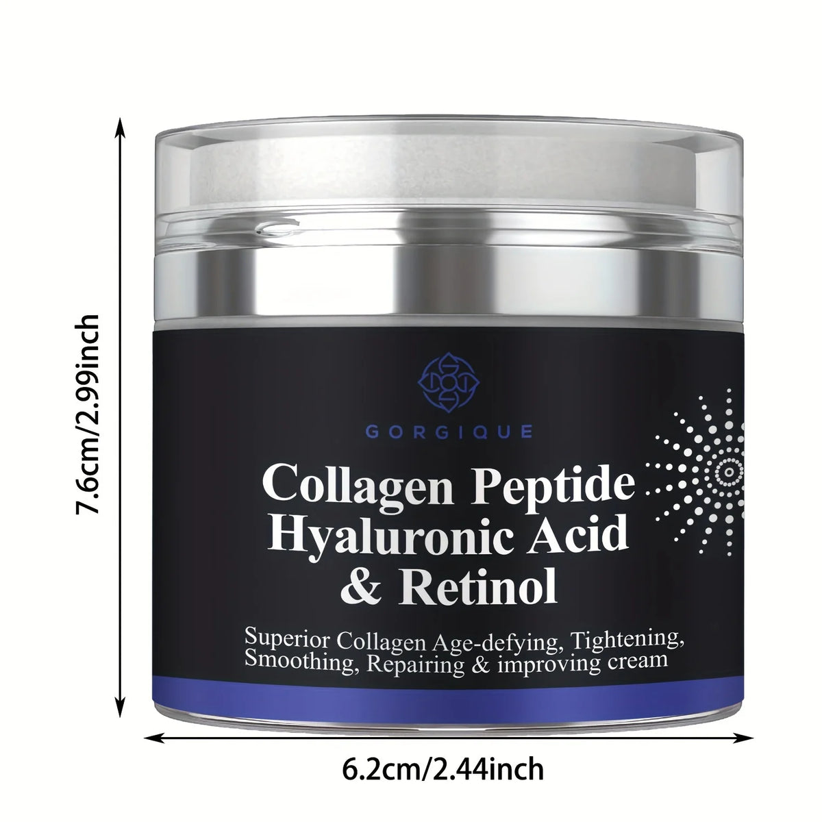 Crème peptidique au collagène, Anti-rides, acide hyaluronique et rétinol, raffermissante et raffermissante, soins pour la peau, hydratant pour le visage
