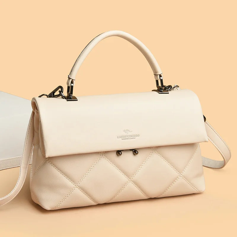 Sac pour femmes nouvelle tendance sacs à main coréens concepteur de luxe marque dames sacs à bandoulière en cuir souple mode polyvalent sacs à bandoulière