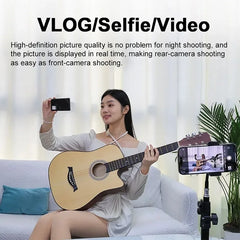 Écran de moniteur magnétique sans fil pour Smartphone Vlog, diffusion en direct, enregistrement vidéo, caméra arrière de téléphone, Selfie