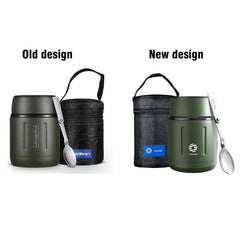 FEIJIAN 500 ml Thermos alimentaire, pot alimentaire isolé sous vide en acier inoxydable 316 avec cuillère boîte à déjeuner pour enfants