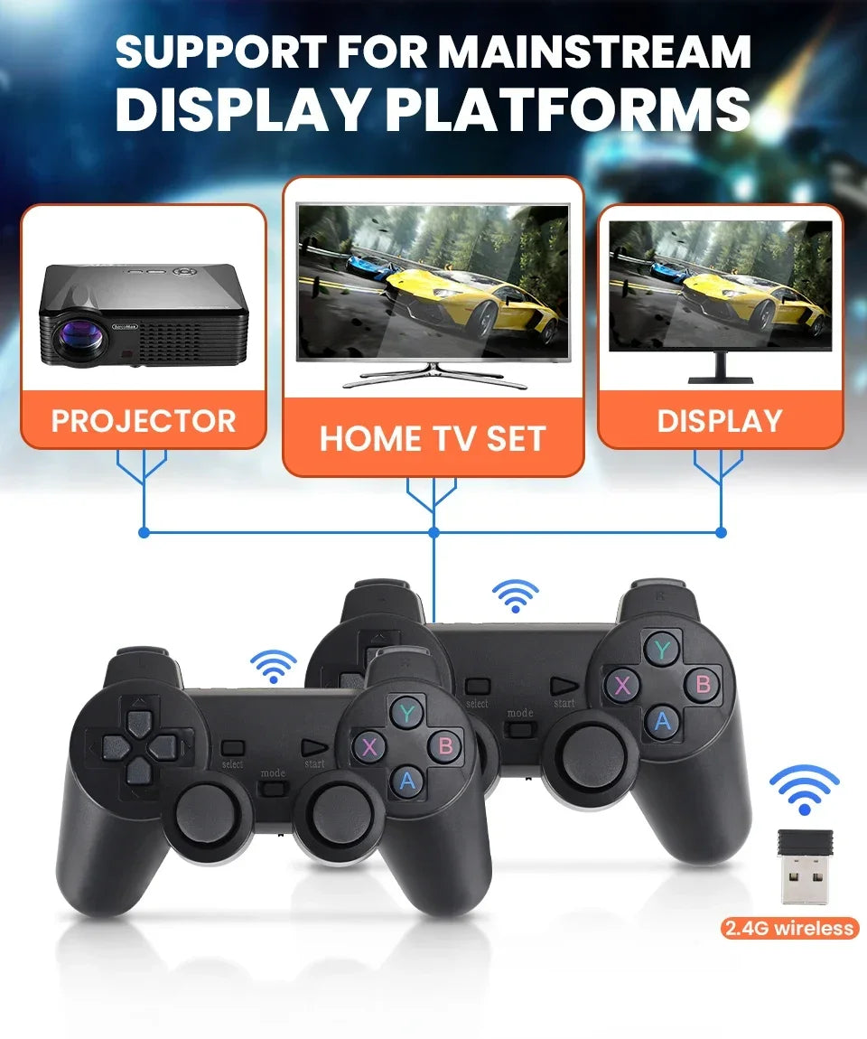 X2 Plus 256G 128G 64G GD10 Pro 4K lecteur de jeu 3D HD rétro Console de jeu vidéo contrôleur sans fil TV 50 émulateur pour enfants cadeaux