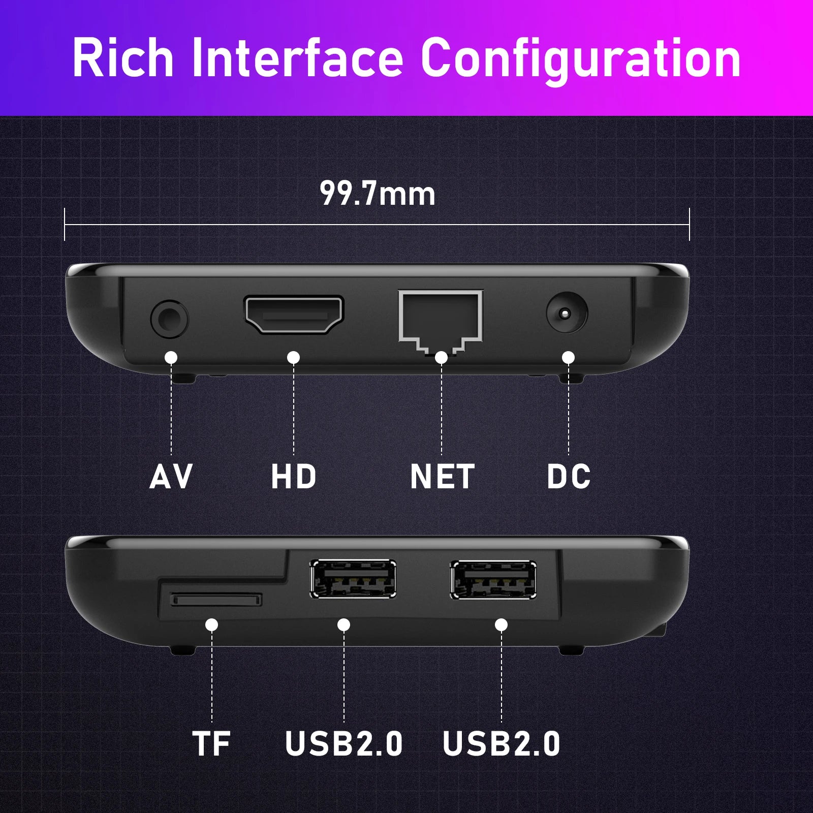 Boîte intelligente de TV Android 11 S905W2 4GB 32GB 64GB AV1 Quad Core WIFI6 4K H96 Max W2 Décodeur Media Player TV Box