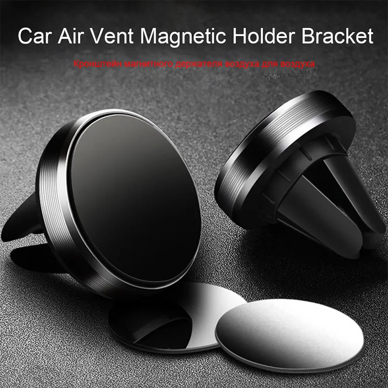 Support de téléphone magnétique universel pour voiture, pour tous les téléphones pour iPhone Xiaomi, Support magnétique pour grille d'aération, Support de téléphone portable GPS