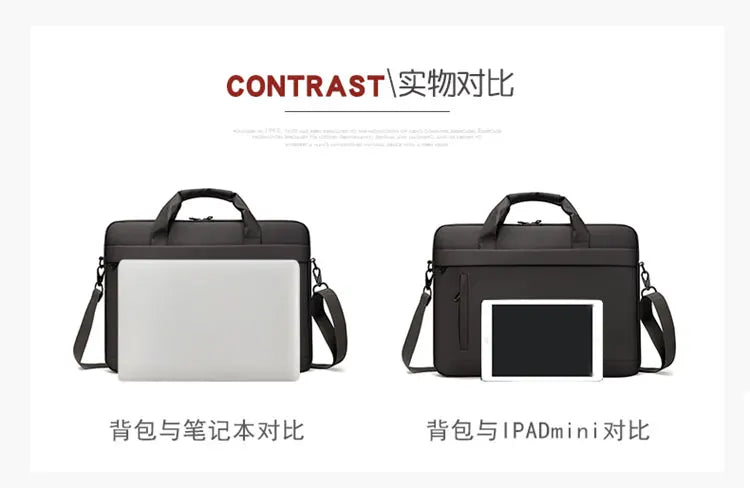 Sac pour ordinateur portable 15,6 pouces pour vêtements de travail quotidiens et sac à main de travail pour hommes et femmes