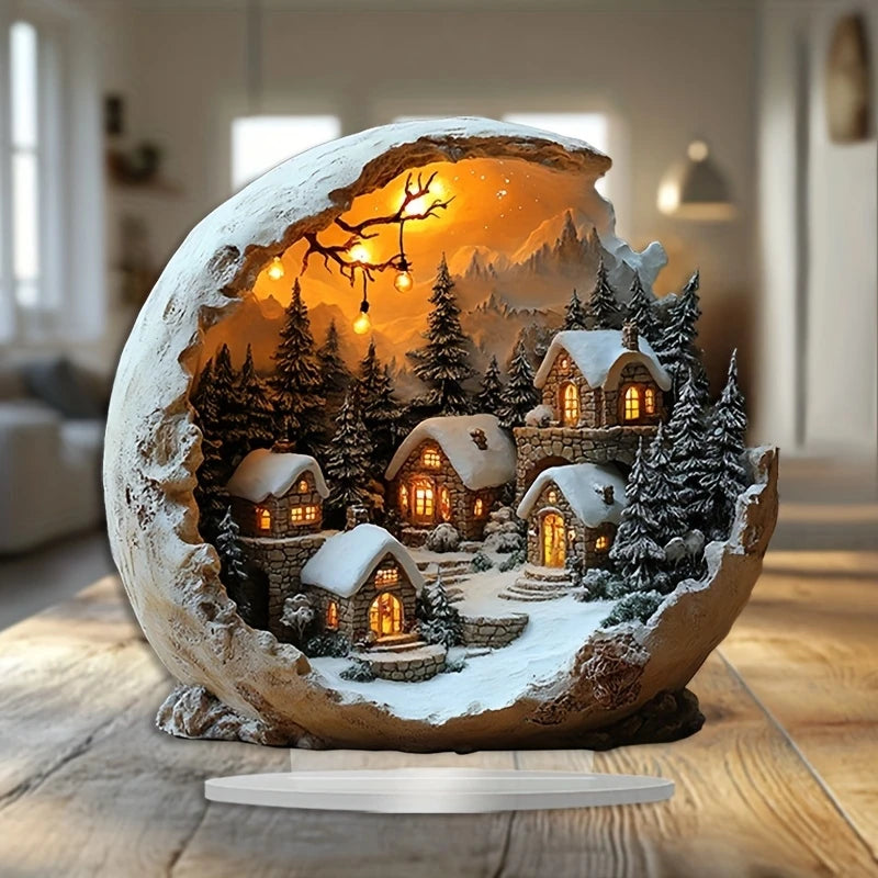 1 décoration de vacances de Noël, style bohème, décoration de bureau multifonctionnelle pour chambre à coucher, idée cadeau unique.
