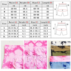 Short de Yoga Tie-Dye pour femmes, short de sport à haute élasticité, Push Up, course à pied, entraînement, Fitness, Leggings de sport courts pour femmes