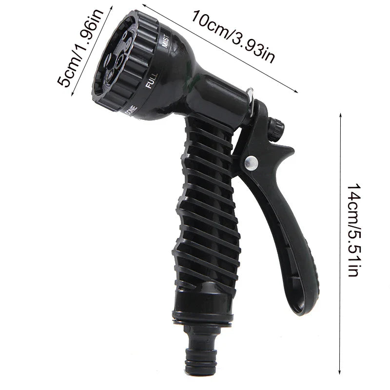Tuyau magique extensible, lavage de voiture à haute pression, 7 fonctions de pulvérisation d'eau, pistolet à eau, tuyau d'arrosage de jardin domestique